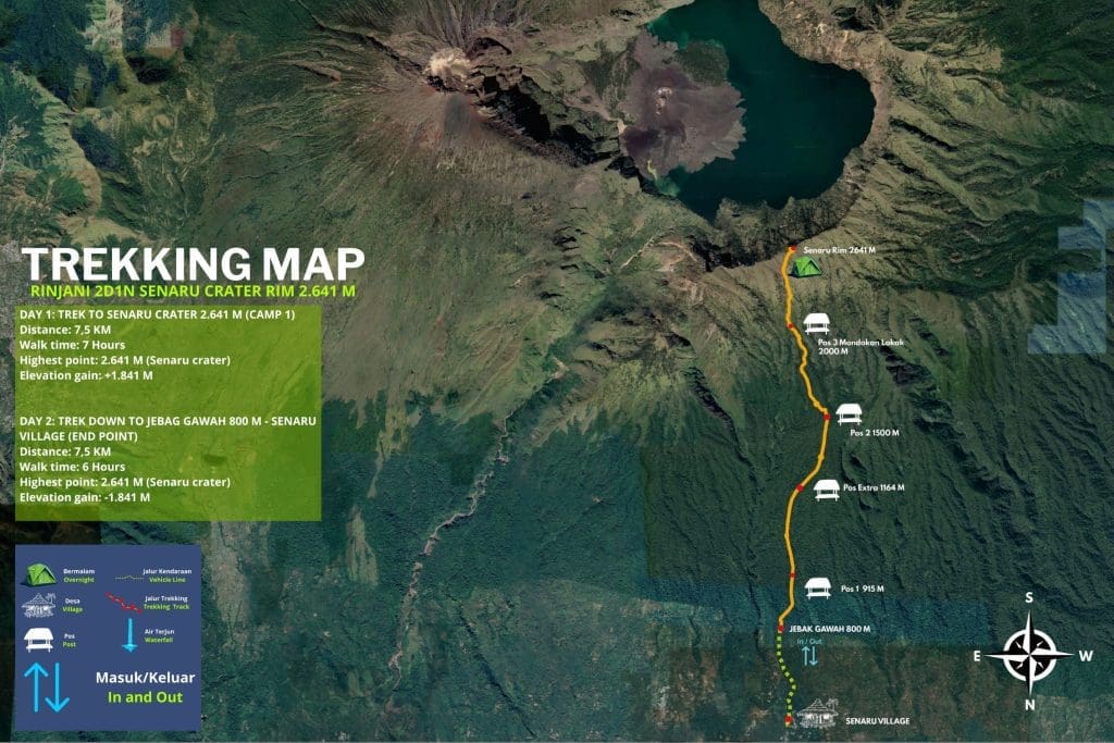 Senaru Crater Rim 2D1NTrek